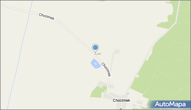 Chocimek, Chocimek, mapa Chocimek