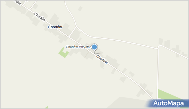 Chodów gmina Charsznica, Chodów, mapa Chodów gmina Charsznica