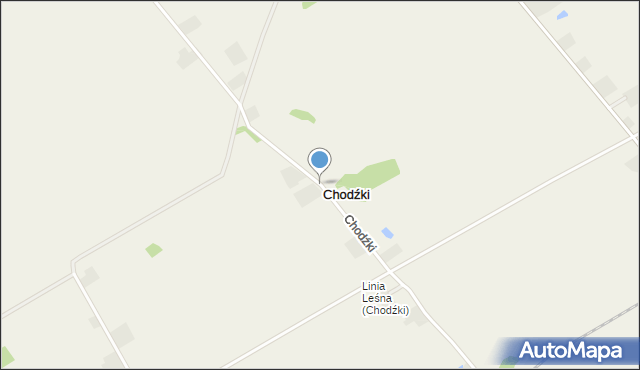Chodźki, Chodźki, mapa Chodźki