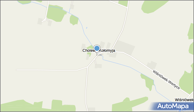 Cholewy-Kołomyja, Cholewy-Kołomyja, mapa Cholewy-Kołomyja