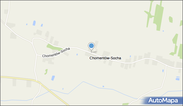Chomentów-Socha, Chomentów-Socha, mapa Chomentów-Socha