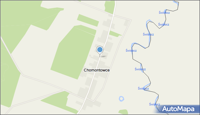 Chomontowce, Chomontowce, mapa Chomontowce