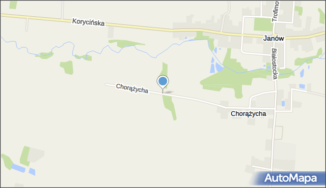 Chorążycha, Chorążycha, mapa Chorążycha