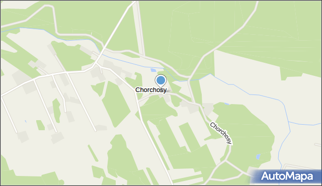 Chorchosy, Chorchosy, mapa Chorchosy