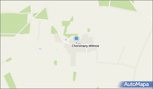 Choromany-Witnice, Choromany-Witnice, mapa Choromany-Witnice