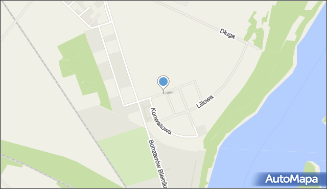 Chorzemin, Chabrowa, mapa Chorzemin