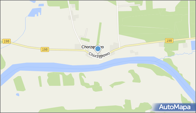 Chorzępowo, Chorzępowo, mapa Chorzępowo