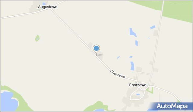 Chorzewo gmina Kwilcz, Chorzewo, mapa Chorzewo gmina Kwilcz