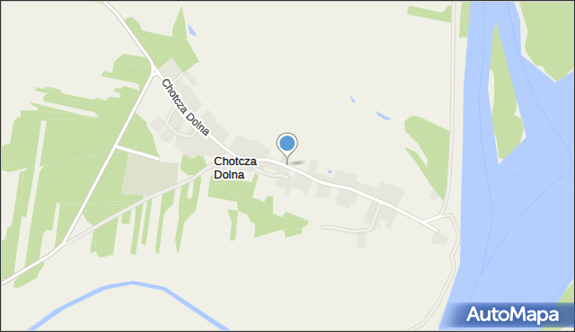 Chotcza Dolna, Chotcza Dolna, mapa Chotcza Dolna