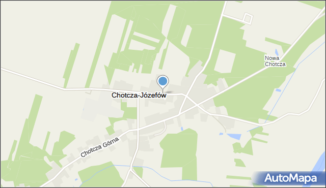 Chotcza-Józefów, Chotcza-Józefów, mapa Chotcza-Józefów