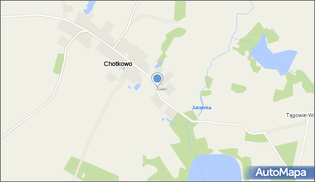 Chotkowo, Chotkowo, mapa Chotkowo