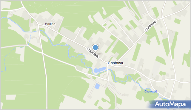 Chotowa, Chotowa, mapa Chotowa