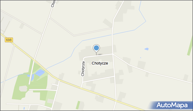 Chotycze, Chotycze, mapa Chotycze