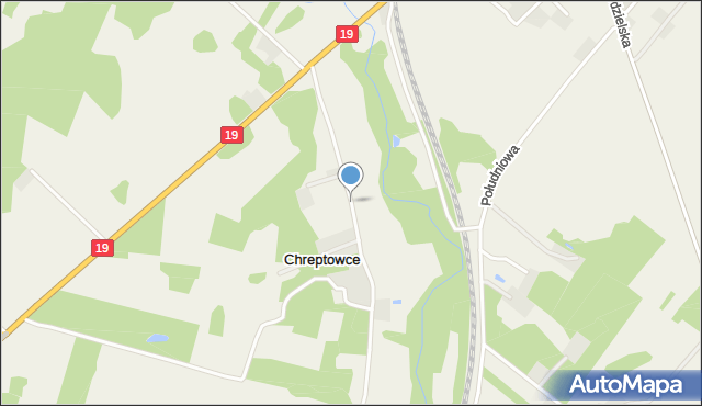 Chreptowce, Chreptowce, mapa Chreptowce