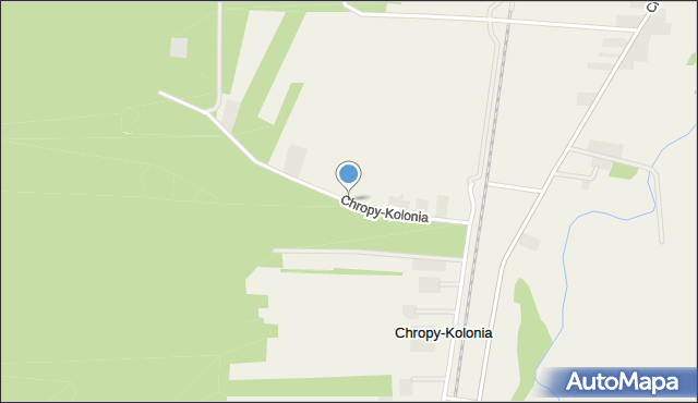 Chropy-Kolonia, Chropy-Kolonia, mapa Chropy-Kolonia