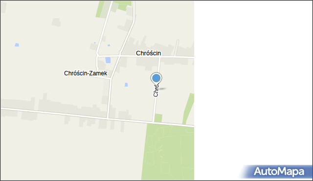 Chróścin, Chróścin, mapa Chróścin