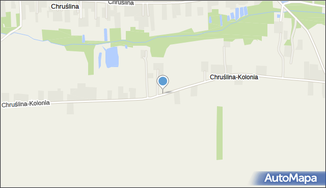 Chruślina-Kolonia, Chruślina-Kolonia, mapa Chruślina-Kolonia