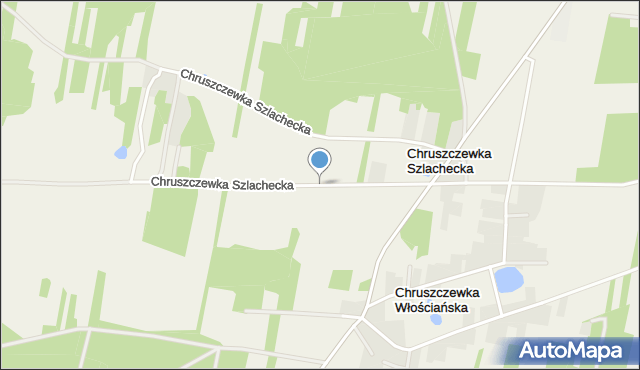 Chruszczewka Szlachecka, Chruszczewka Szlachecka, mapa Chruszczewka Szlachecka