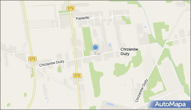 Chrzanów Duży, Chrzanów Duży, mapa Chrzanów Duży