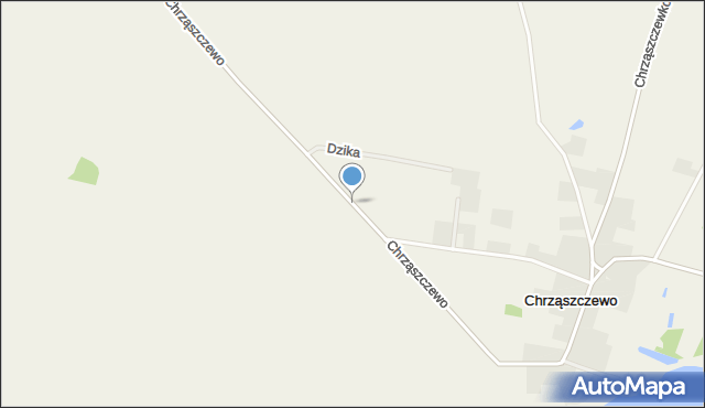 Chrząszczewo, Chrząszczewo, mapa Chrząszczewo