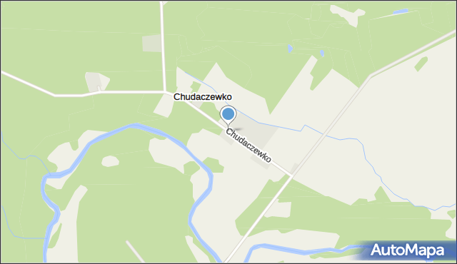 Chudaczewko, Chudaczewko, mapa Chudaczewko