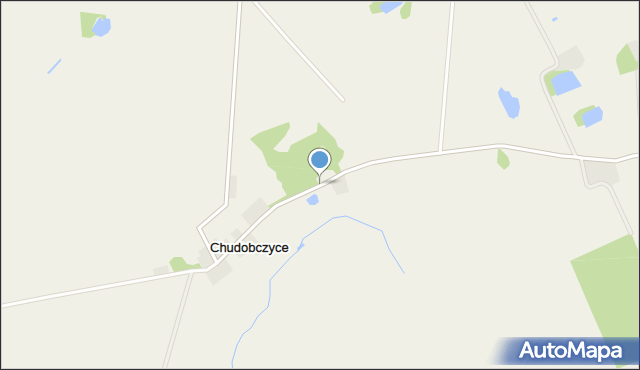 Chudobczyce, Chudobczyce, mapa Chudobczyce