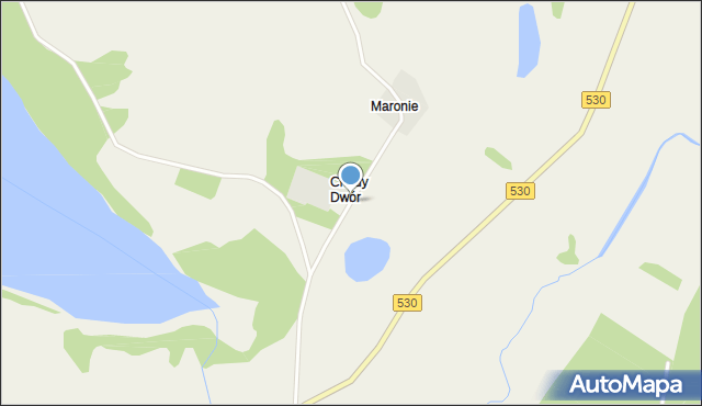 Chudy Dwór, Chudy Dwór, mapa Chudy Dwór