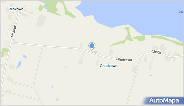 Chudzewo, Chudzewo, mapa Chudzewo