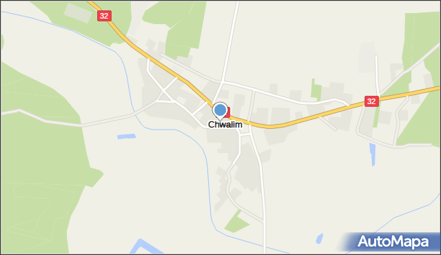 Chwalim, Chwalim, mapa Chwalim