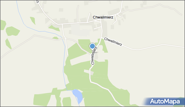 Chwalimierz, Chwalimierz, mapa Chwalimierz