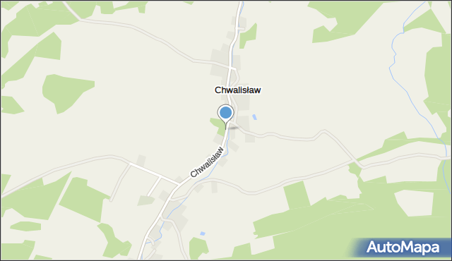 Chwalisław, Chwalisław, mapa Chwalisław