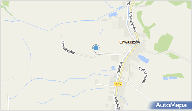 Chwaliszów, Chwaliszów, mapa Chwaliszów