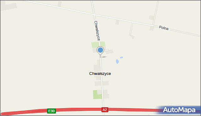 Chwałszyce, Chwałszyce, mapa Chwałszyce