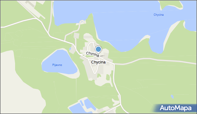 Chycina, Chycina, mapa Chycina