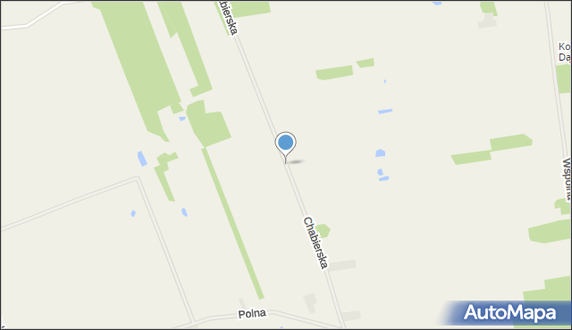 Dąbrówka-Stany, Chabierska, mapa Dąbrówka-Stany
