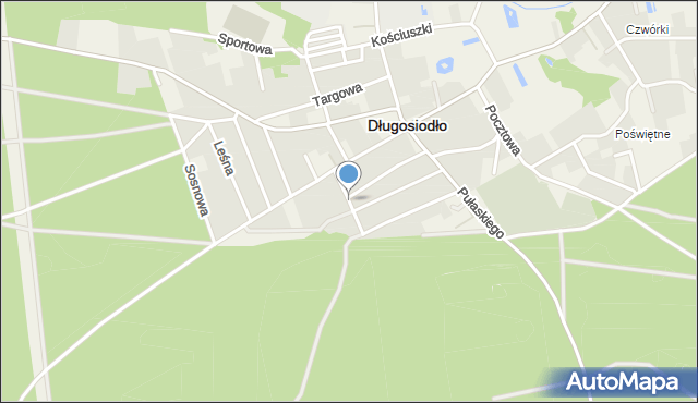 Grądy Zalewne, Chomicza Bolesława, mapa Grądy Zalewne