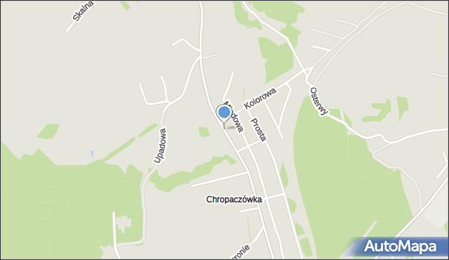 Jaworzno, Chropaczówka, mapa Jaworzno