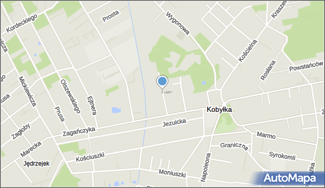 Kobyłka, Chałubińskiego Tytusa, mapa Kobyłka