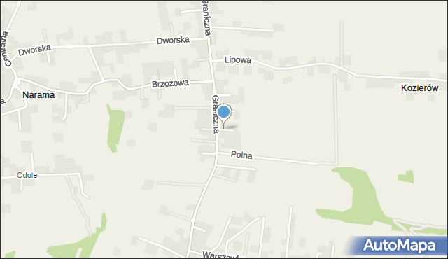 Kozierów, Chmielna, mapa Kozierów