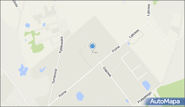 Lębork, Chabrowa, mapa Lębork