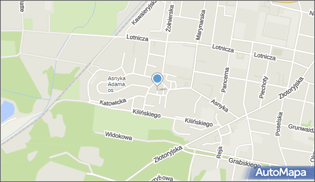 Legnica, Chorzowska, mapa Legnicy