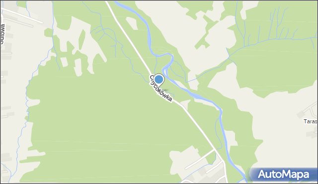 Murzasichle, Chycokówka, mapa Murzasichle
