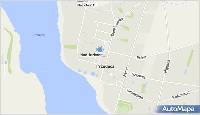 Przedecz, Chłodna, mapa Przedecz