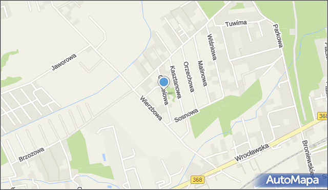 Szczodre, Chmielowa, mapa Szczodre