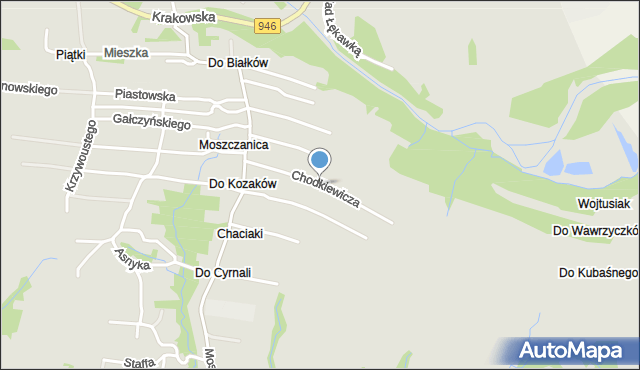 Żywiec, Chodkiewicza Jana Karola, hetm., mapa Żywiec