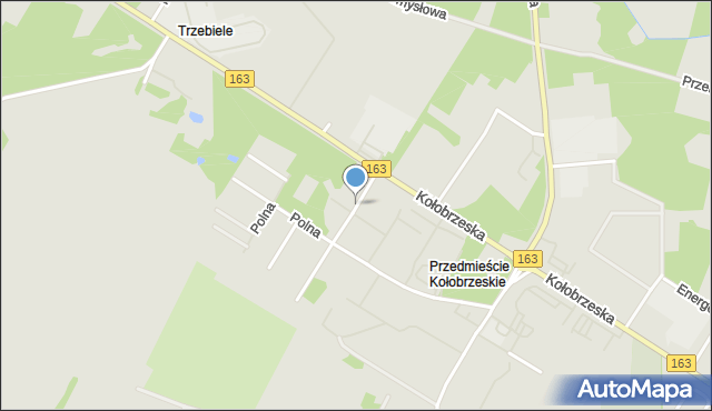 Białogard, Ciszewskiego Jana, mapa Białogard