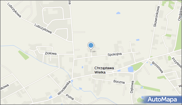 Chrząstawa Wielka, Cicha, mapa Chrząstawa Wielka