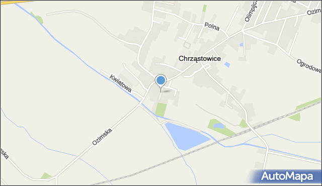 Chrząstowice powiat opolski, Cicha, mapa Chrząstowice powiat opolski