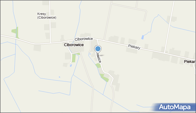 Ciborowice, Ciborowice, mapa Ciborowice