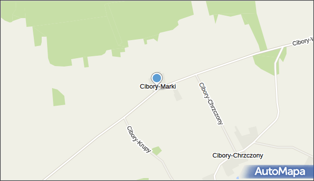 Cibory-Marki, Cibory-Marki, mapa Cibory-Marki